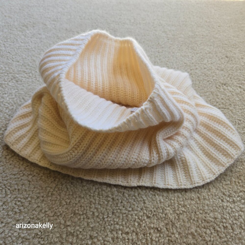 NWOT Malo Cashmere Neck Warmer Ivory - Picture 10 of 15